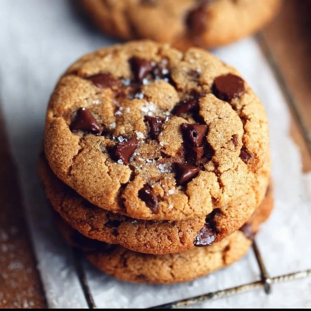 Gluten free chocolate chip cookies ready to be enjoyed