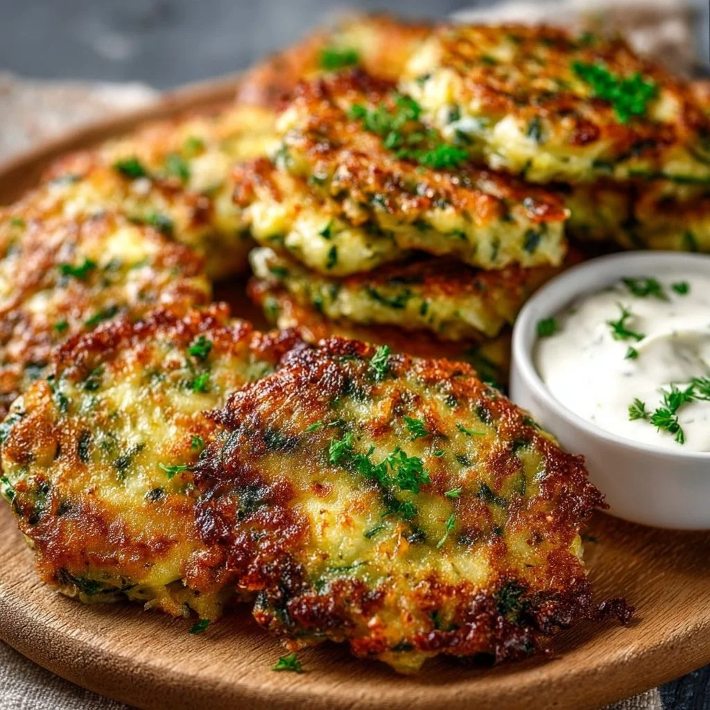 Healthy Zucchini Fritters 2 Healthy Zucchini Fritters