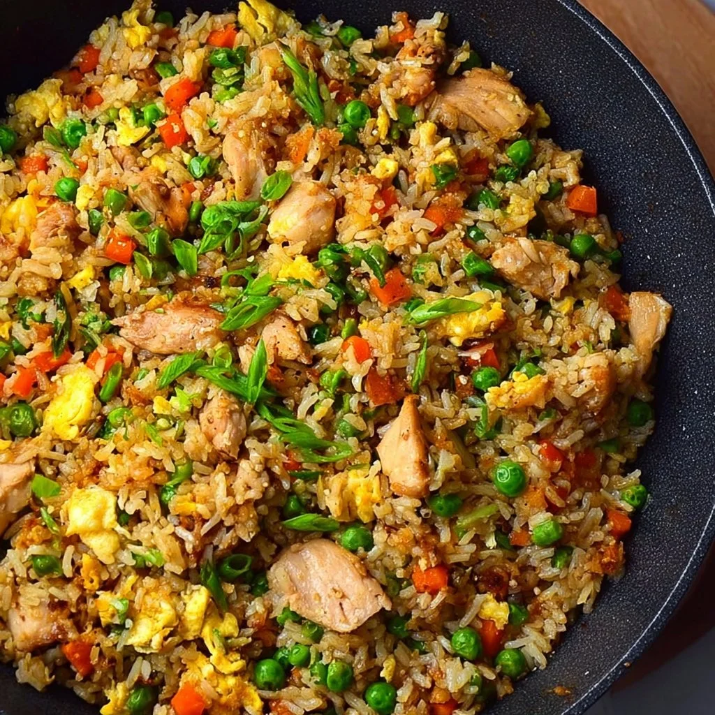 High Protein Chicken Fried Rice