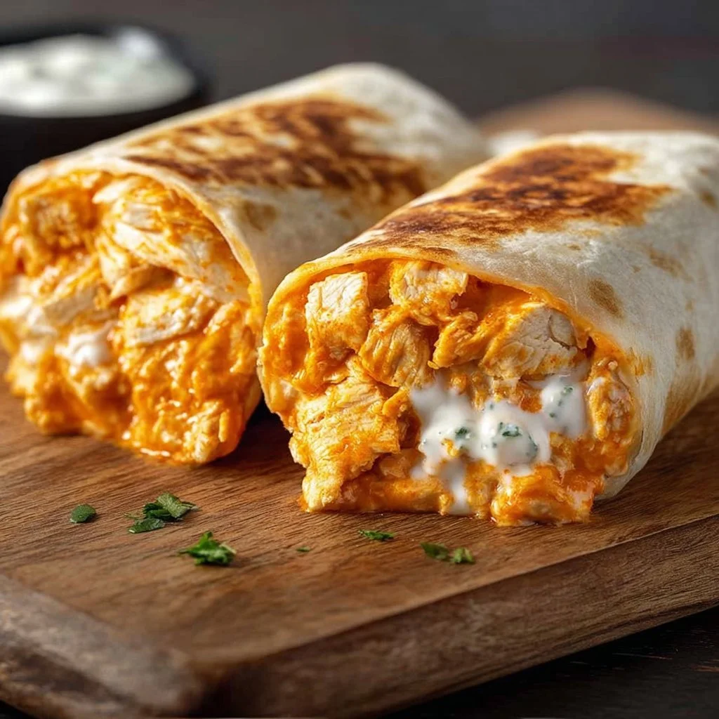 High Protein Low Calorie Cheesy Buffalo Chicken Burritos 2 High Protein Low Calorie Cheesy Buffalo Chicken Burritos