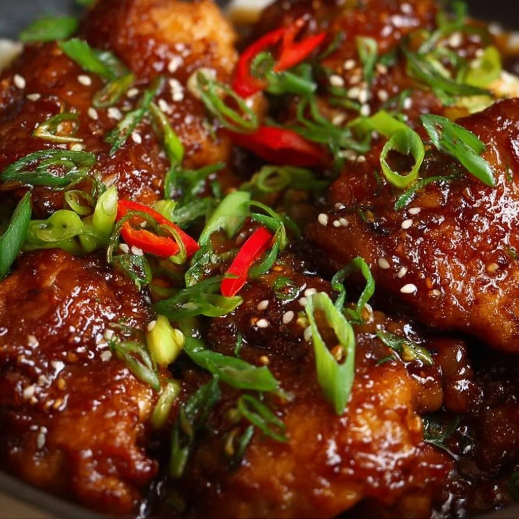 Mongolian Chicken Thighs 2 Mongolian Chicken Thighs