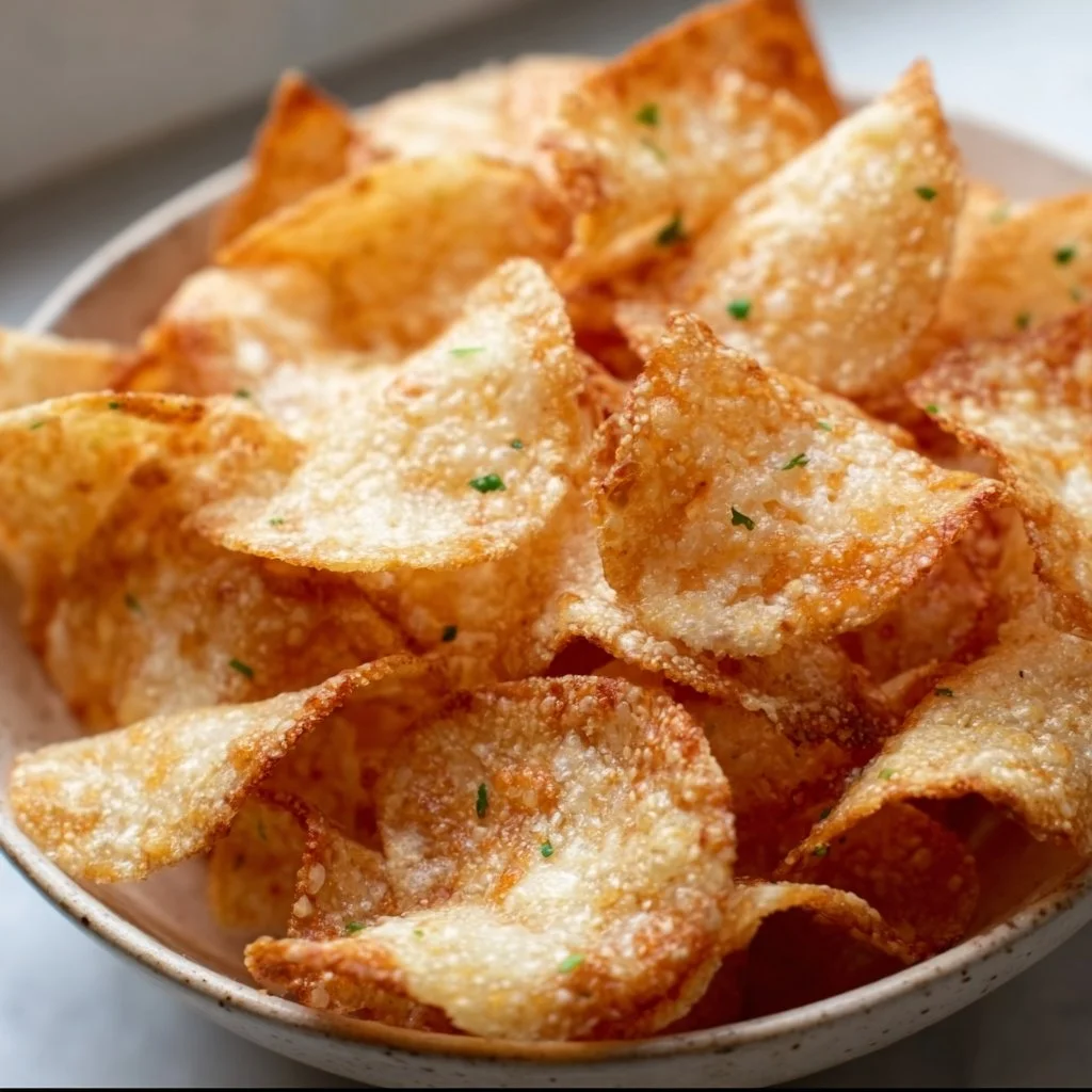 Perfect Air Fryer Rice Paper Chips