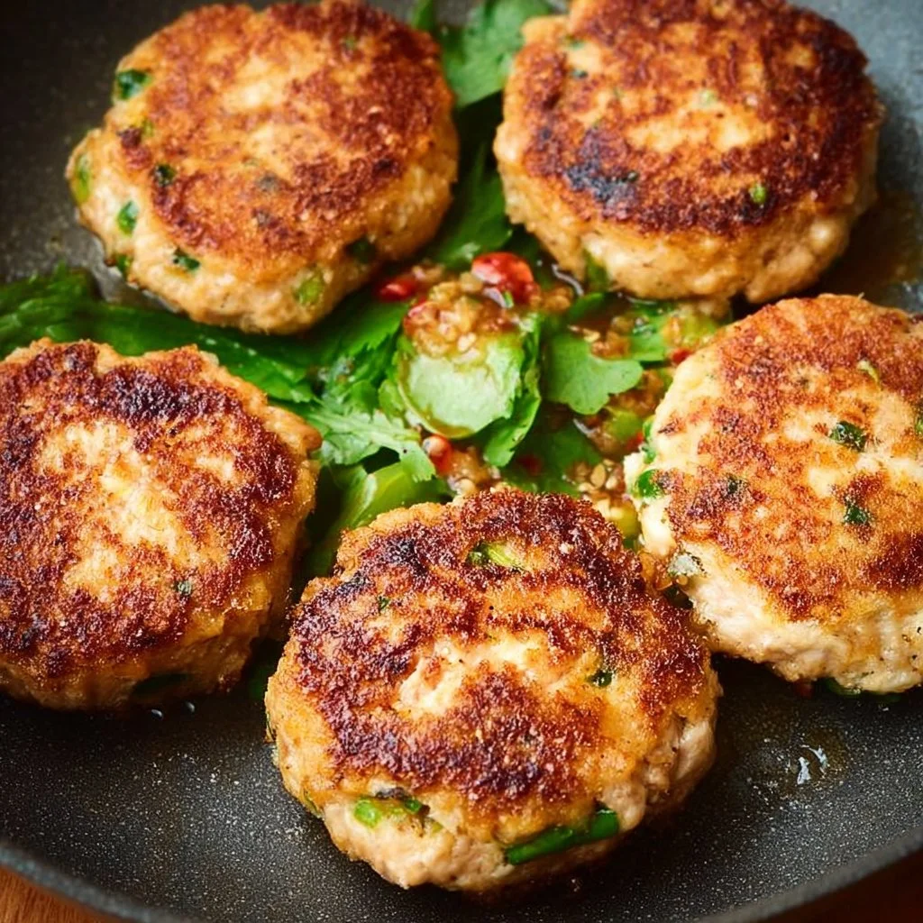Thai Salmon Cakes 2 Thai Salmon Cakes