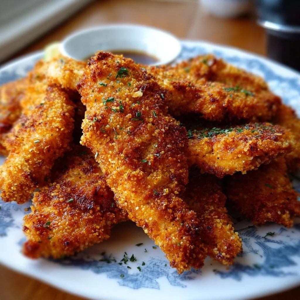 Delicious gluten-free chicken tenders served on a plate