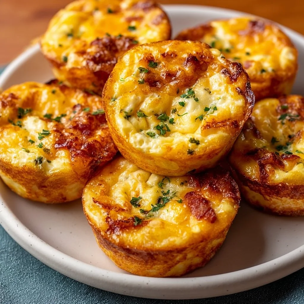 Cheesy Muffin Tin Cottage Cheese Egg Bites