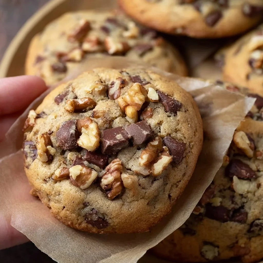 Chocolate Chip Walnut Cookies