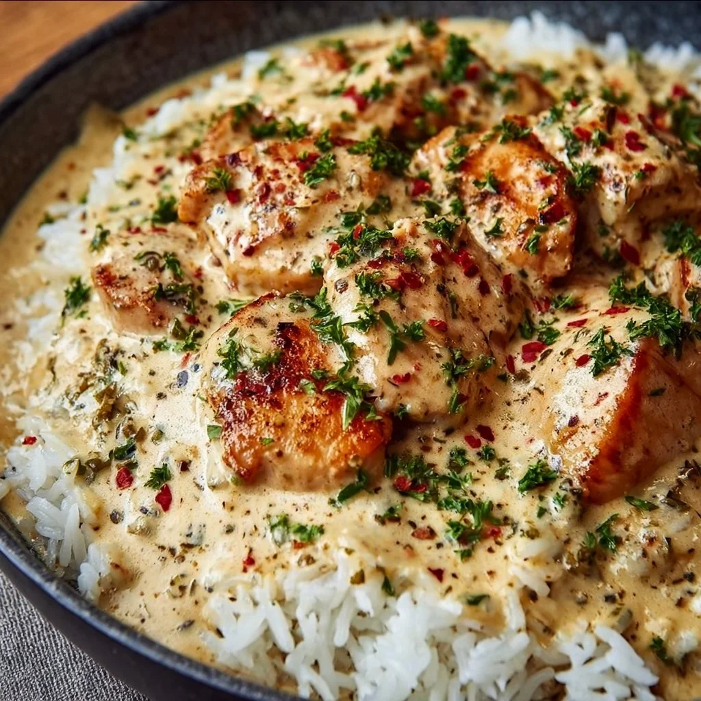 Creamy Chicken and Rice 2 Creamy Chicken and Rice