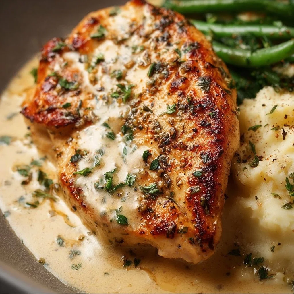 Creamy Garlic Parmesan Chicken Breast