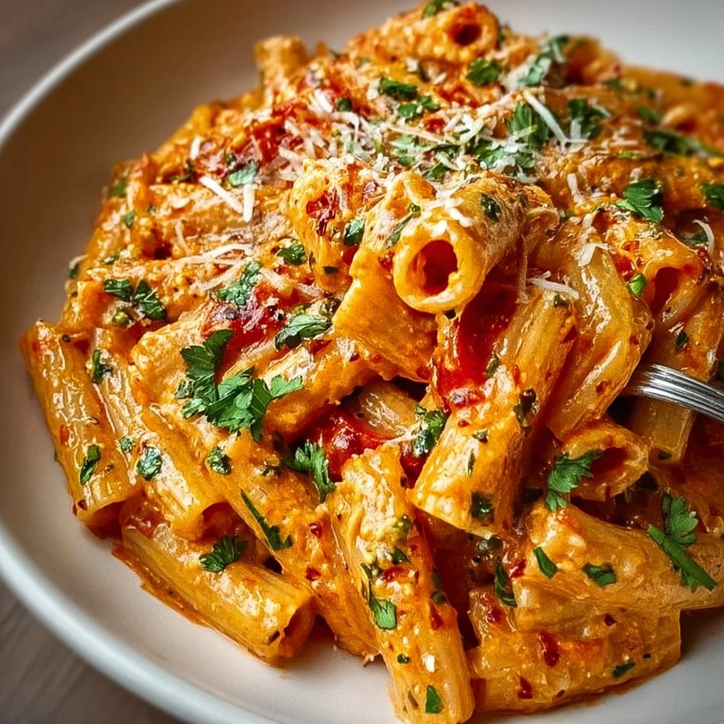 Creamy Tomato Garlic Pasta