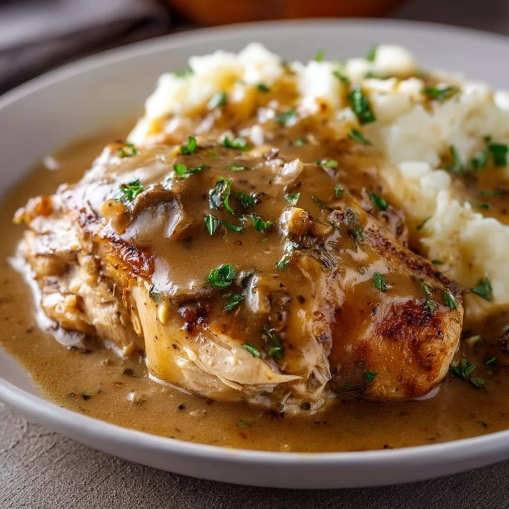 Crockpot Chicken and Gravy