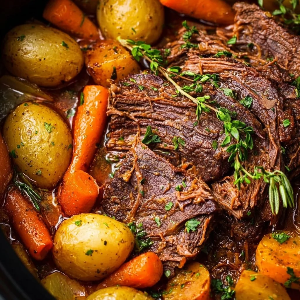Crockpot Chuck Roast with Vegetables