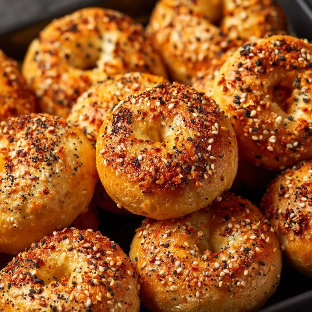 Easy Air Fryer Mini Bagels