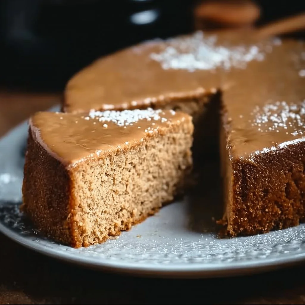 Flourless Chai Spice Cake You'll Make Again and Again 2 Deliciously moist Flourless Chai Spice Cake topped with spices and served on a plate
