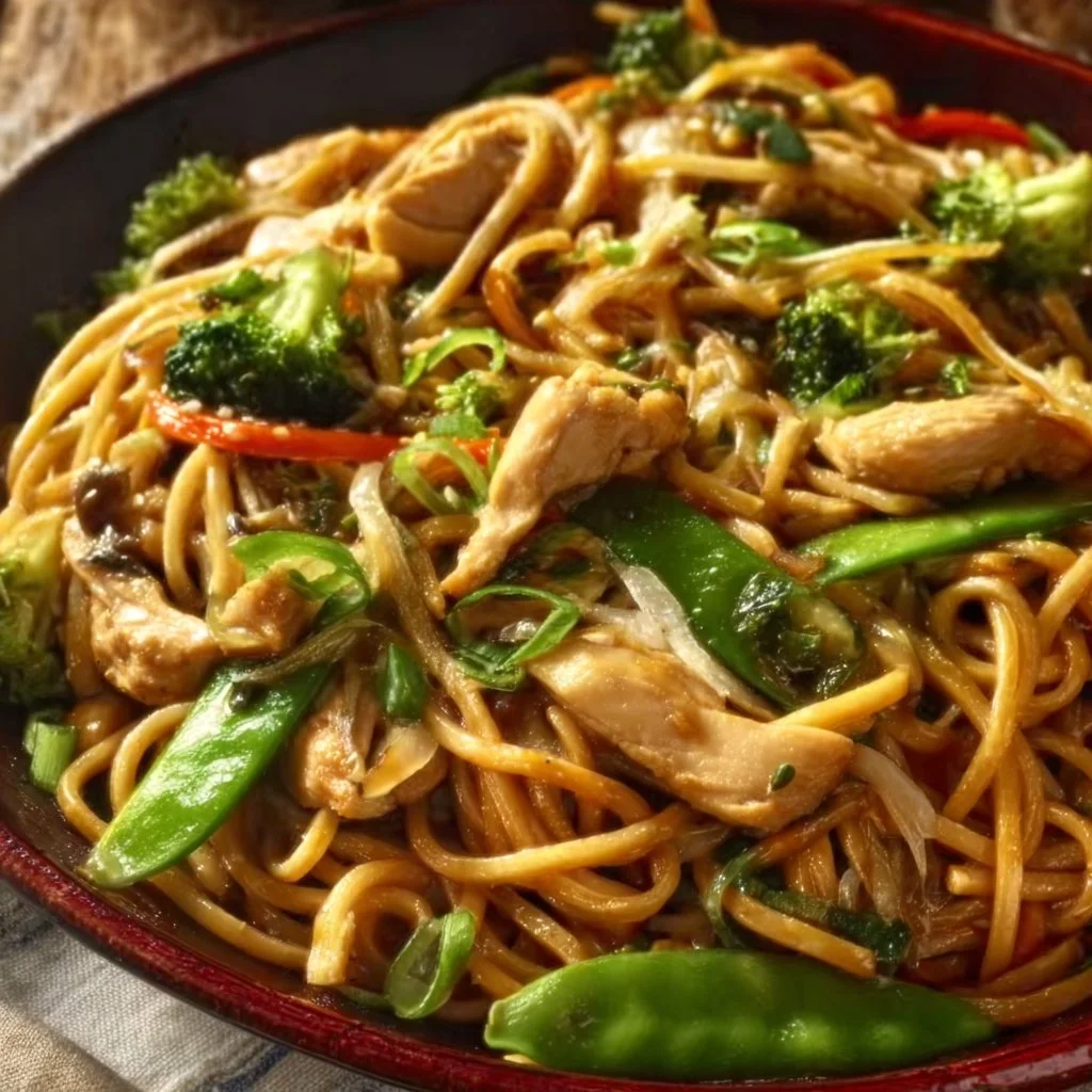 Gluten-Free Chicken Lo Mein