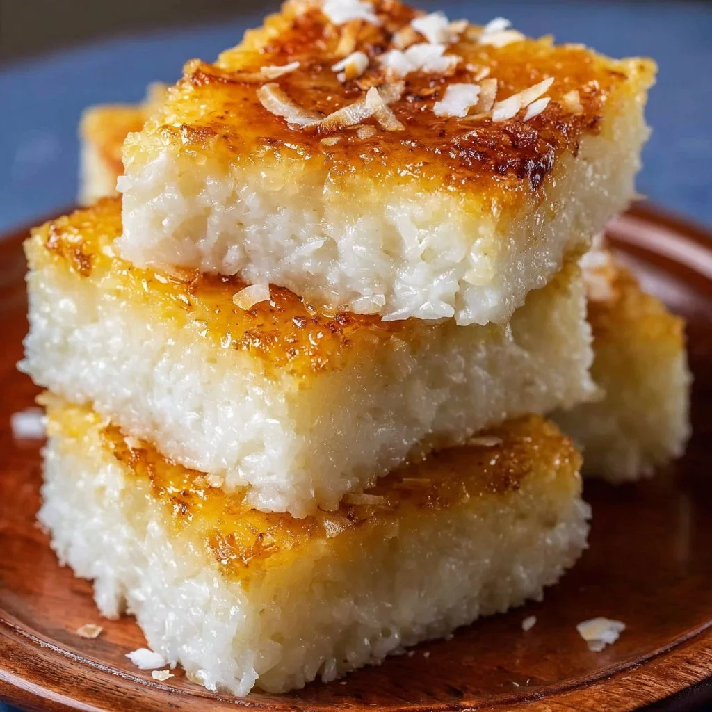 Gluten Free Indonesian Sticky Coconut Cake (Wingko Babat) 2 Gluten Free Indonesian Sticky Coconut Cake (Wingko Babat)