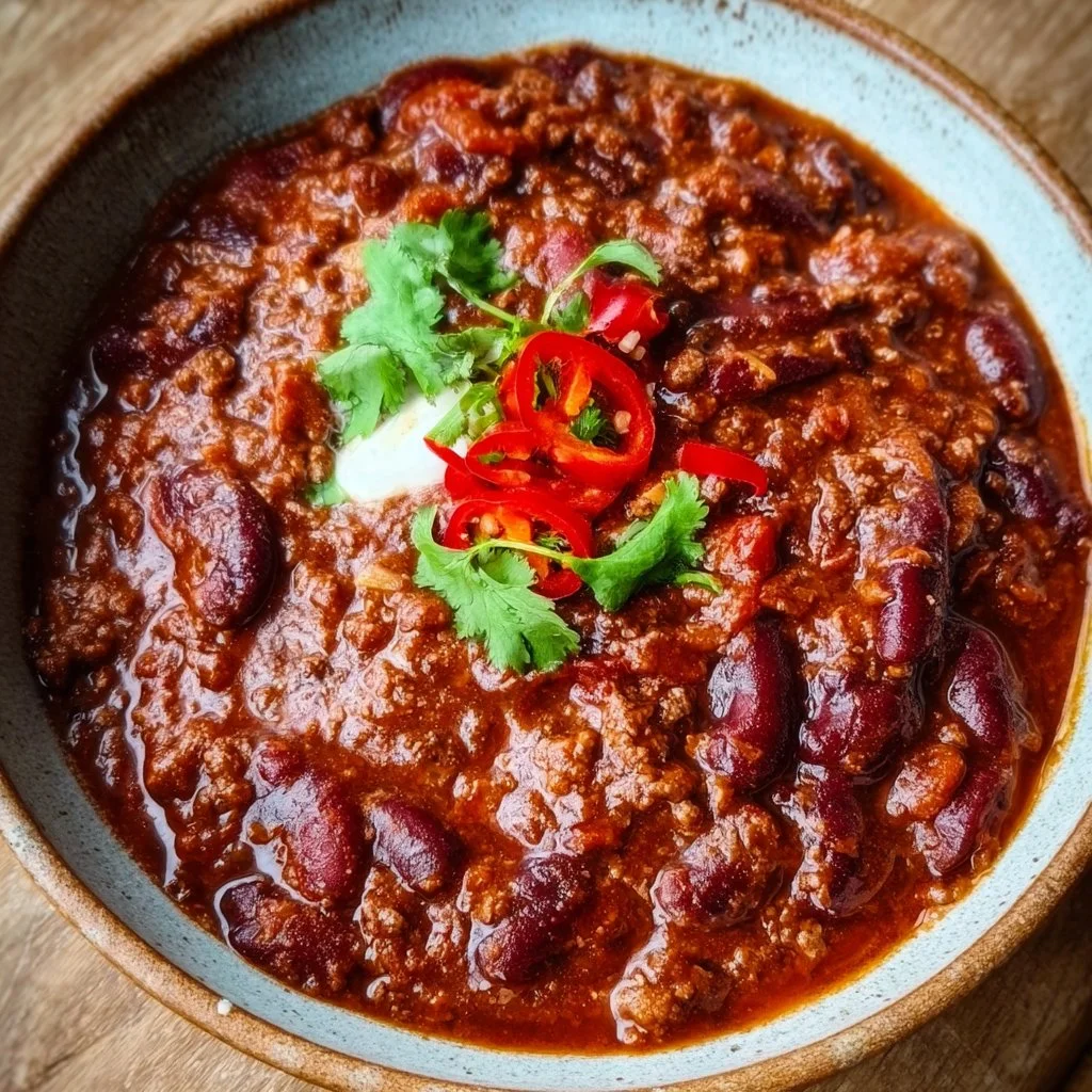 Gordon Ramsay's flavorful Chili Con Carne dish served in a bowl