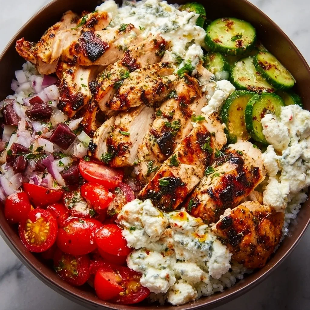 Greek Chicken Bowls