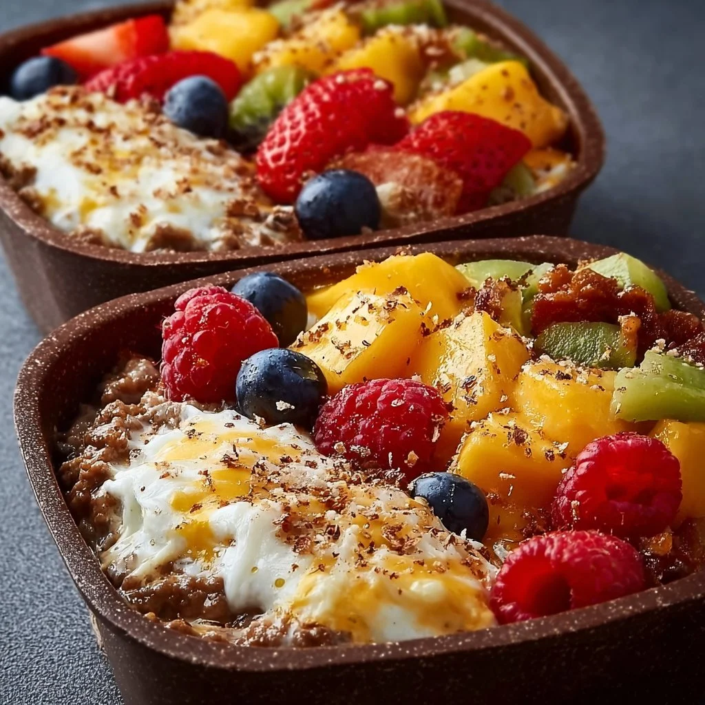 High Protein Freezer Friendly Breakfast Bowls