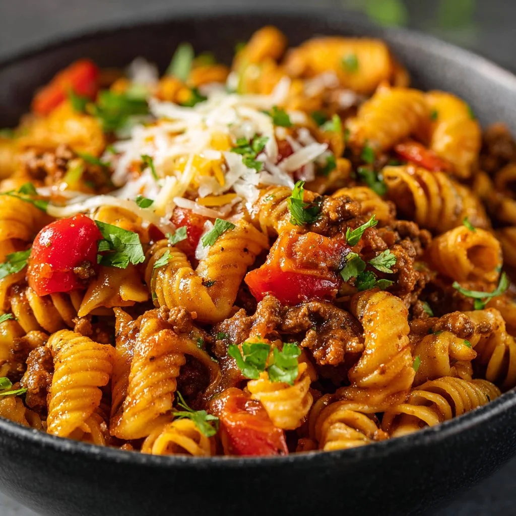 High Protein Taco Pasta