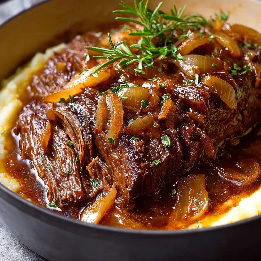 Juicy French Onion Pot Roast