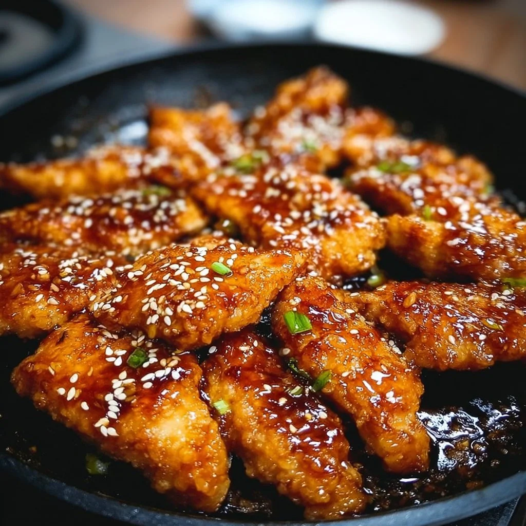 Korean Chicken Breasts 3 Grilled Korean chicken breasts served with aromatic spices and vegetables.