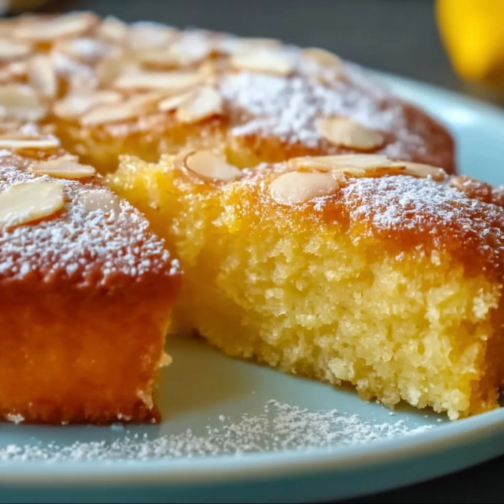 Lemon Almond Cake 2 Lemon Almond Cake