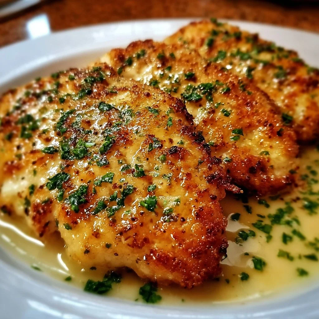 Longhorn Steakhouse Parmesan Chicken Recipe 3 Longhorn Steakhouse Parmesan Chicken served on a plate with fresh herbs.