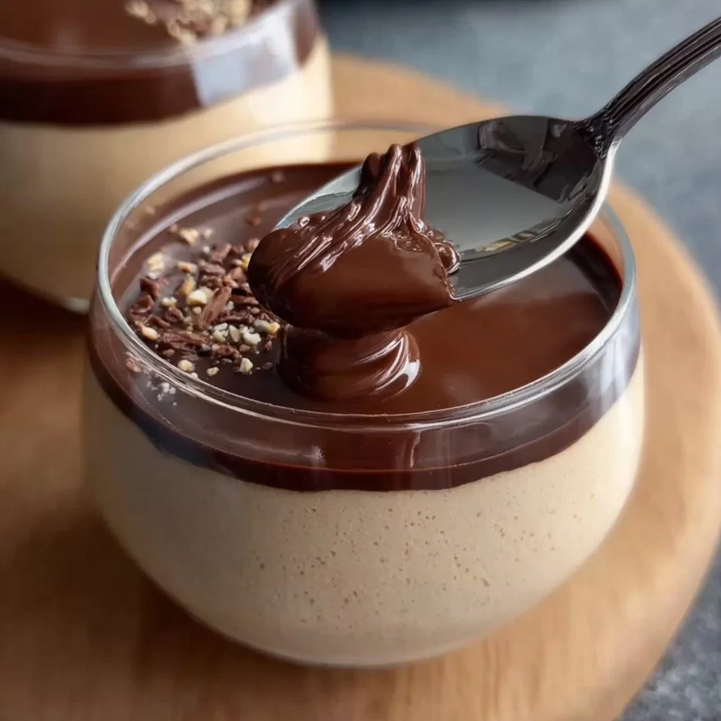 Peanut Butter Mousse with Chocolate Ganache 2 Peanut Butter Mousse with Chocolate Ganache