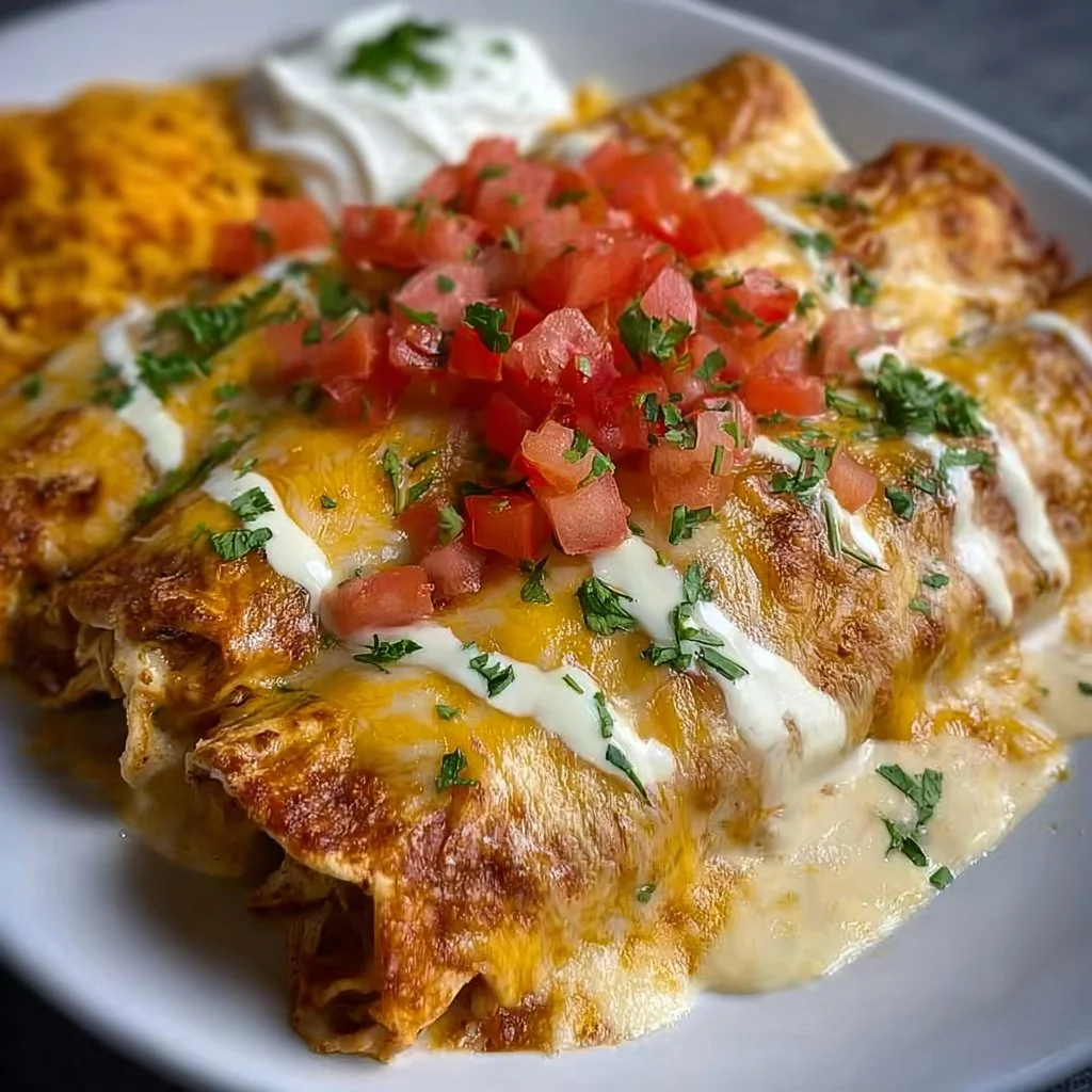Queso Chicken Enchiladas for a Quick and Cheesy Dinner Delight