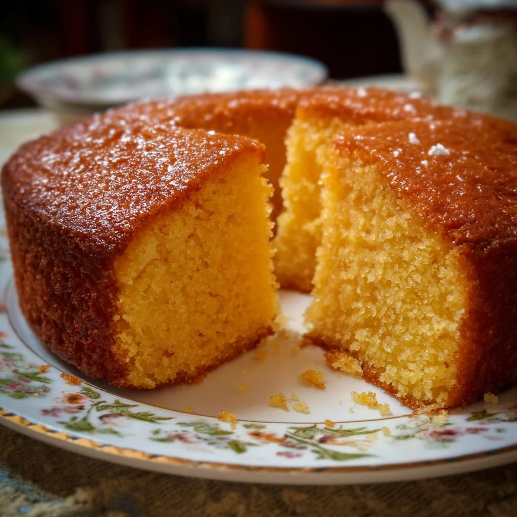 Sicilian Whole Orange Cake made with whole oranges, showcasing a vibrant citrus flavor.