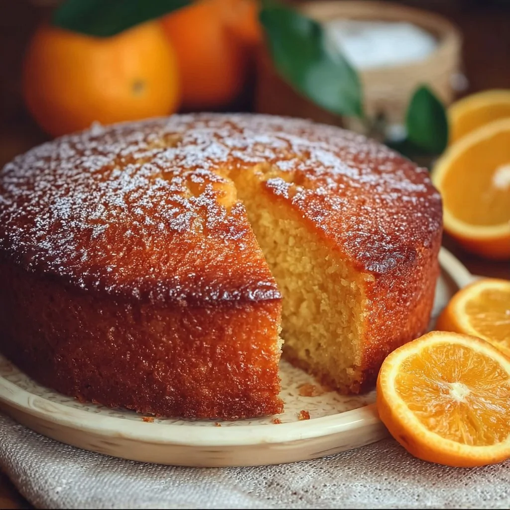 Sicilian Whole Orange Cake 2 Sicilian Whole Orange Cake