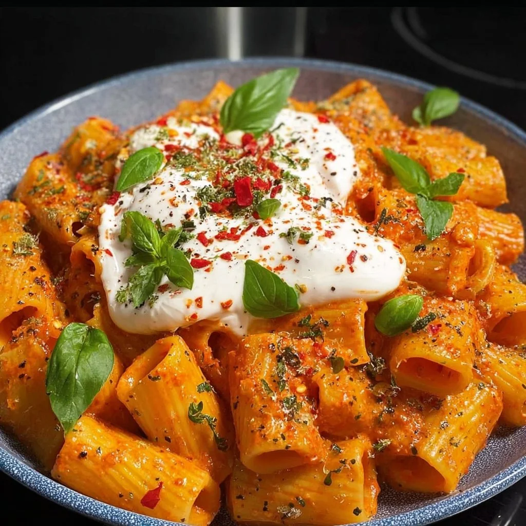 Spicy Burrata Rigatoni