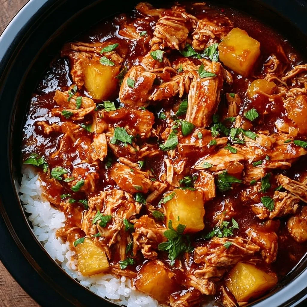Sweet Hawaiian Crockpot Chicken