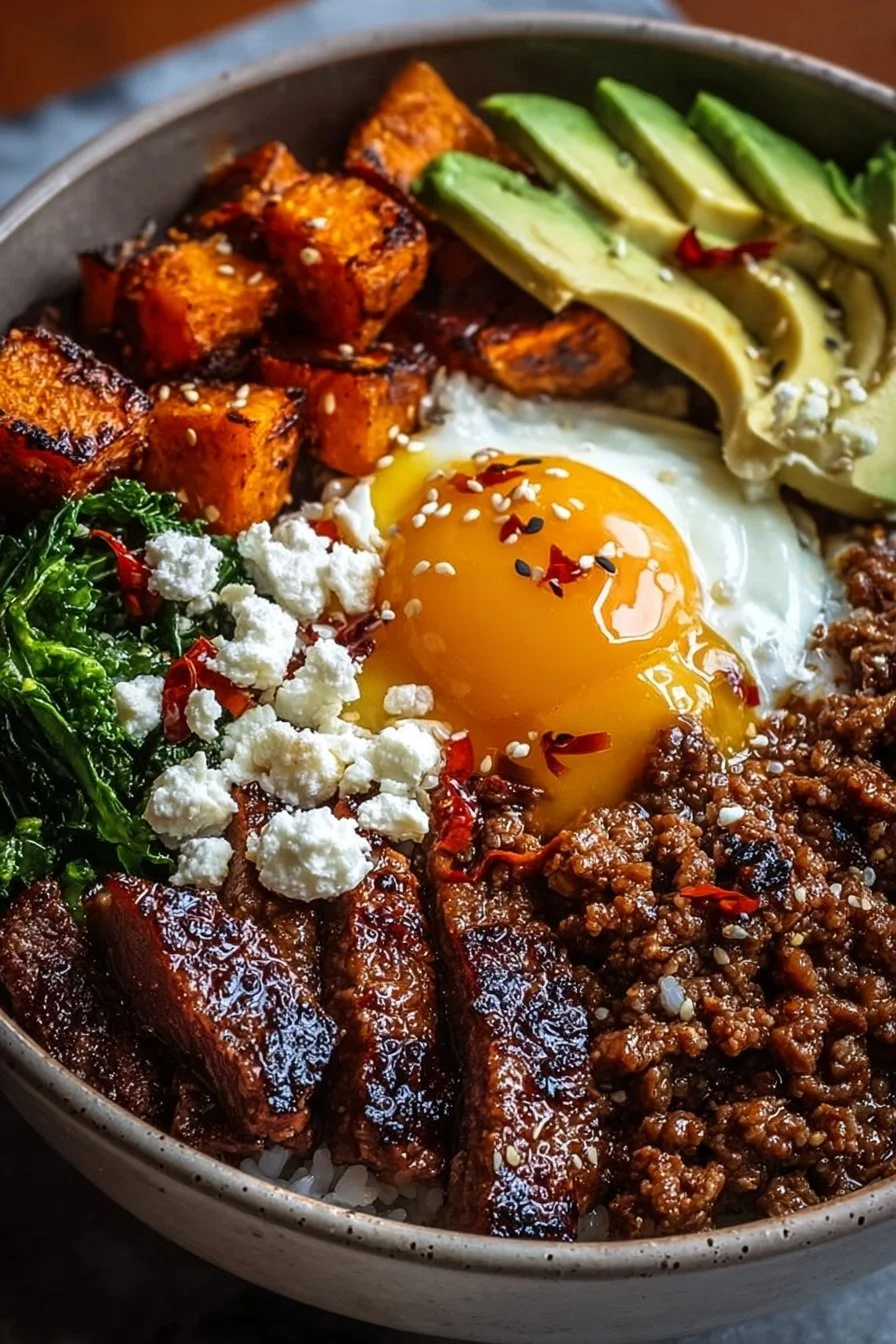 45g Protein Hot Honey Beef Bowl – Sweet & Spicy Perfection 2 45g Protein Hot Honey Beef Bowl – Sweet & Spicy Perfection