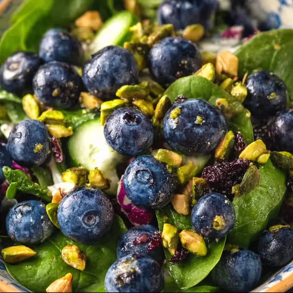 Blueberry Pistachio Spring Salad