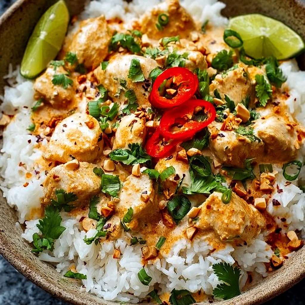 Coconut Chicken Rice Bowl
