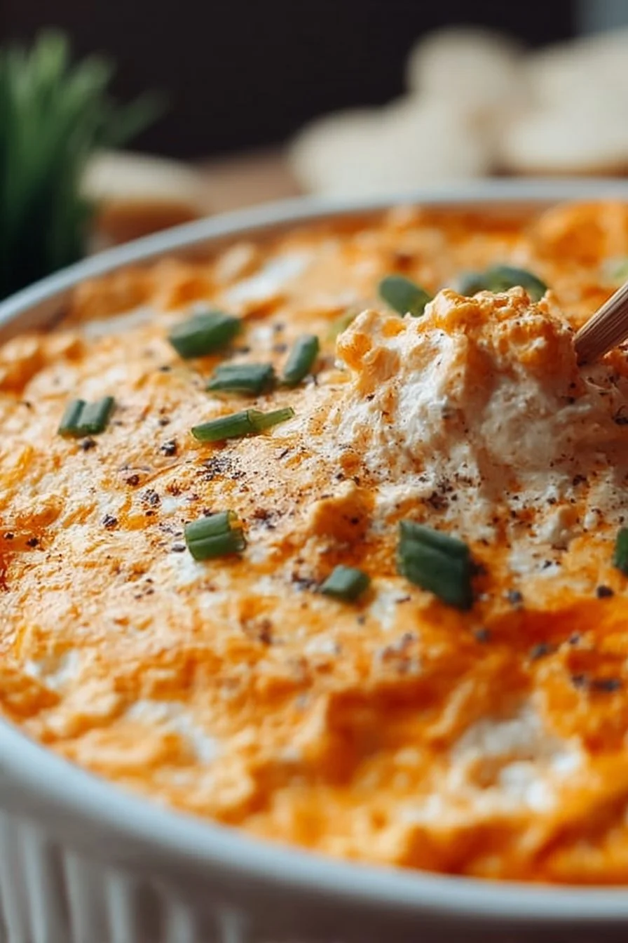 Cottage Cheese Buffalo Chicken Dip