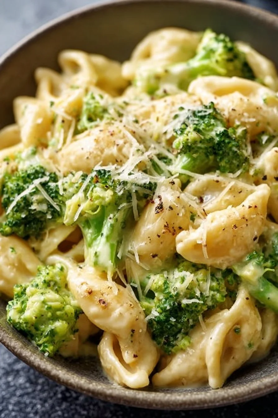 Creamy Cheesy Broccoli Pasta 2 Creamy Cheesy Broccoli Pasta