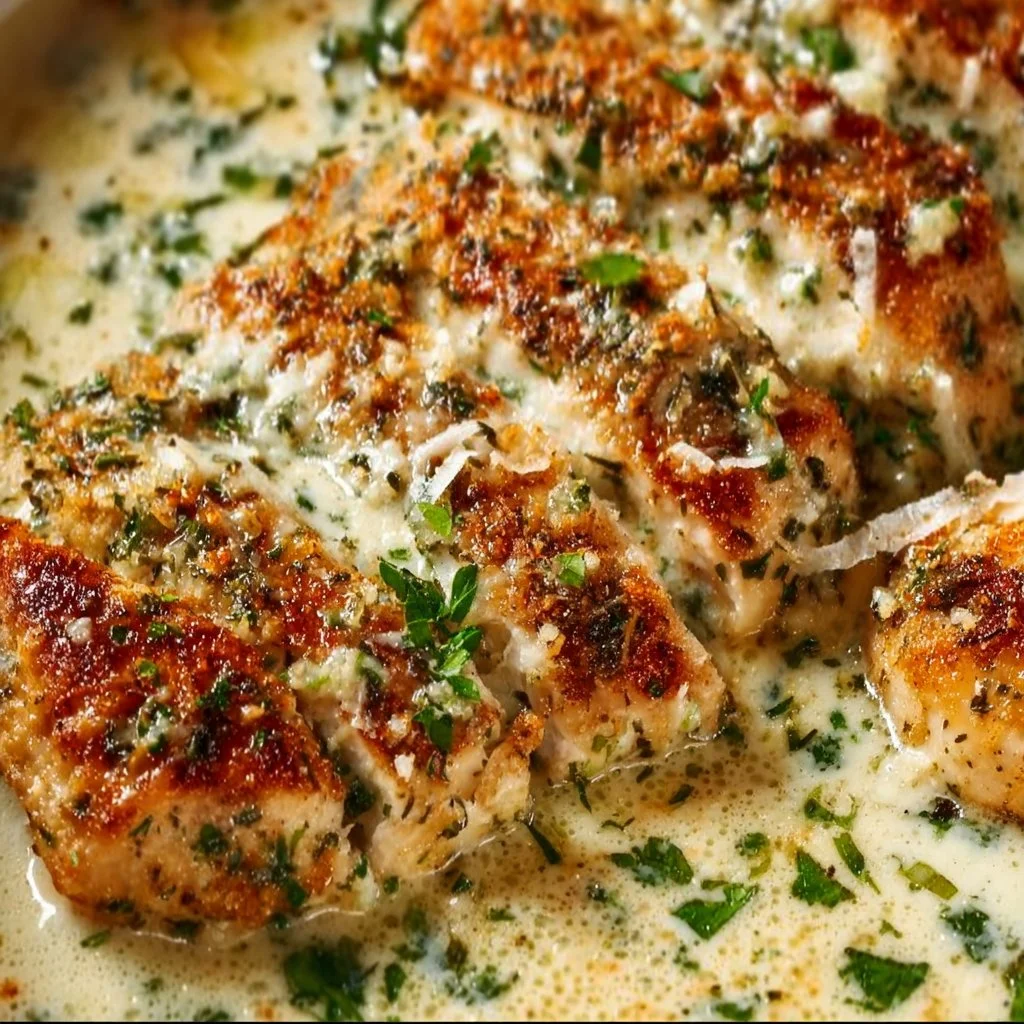 Creamy Parmesan Caesar Chicken