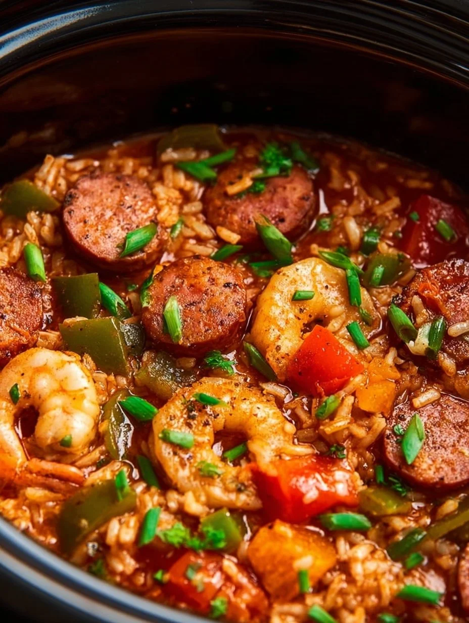 Dump and Go Crockpot Jambalaya