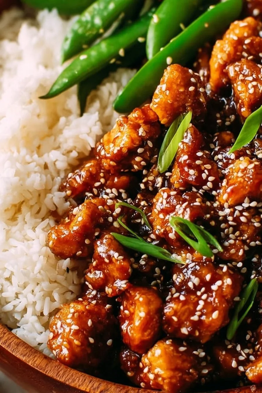 Easy High Protein Sesame Chicken 2 Easy High Protein Sesame Chicken