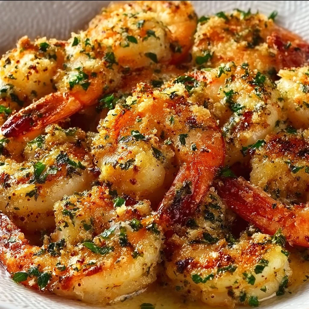 Garlic-Parmesan Roasted Shrimp