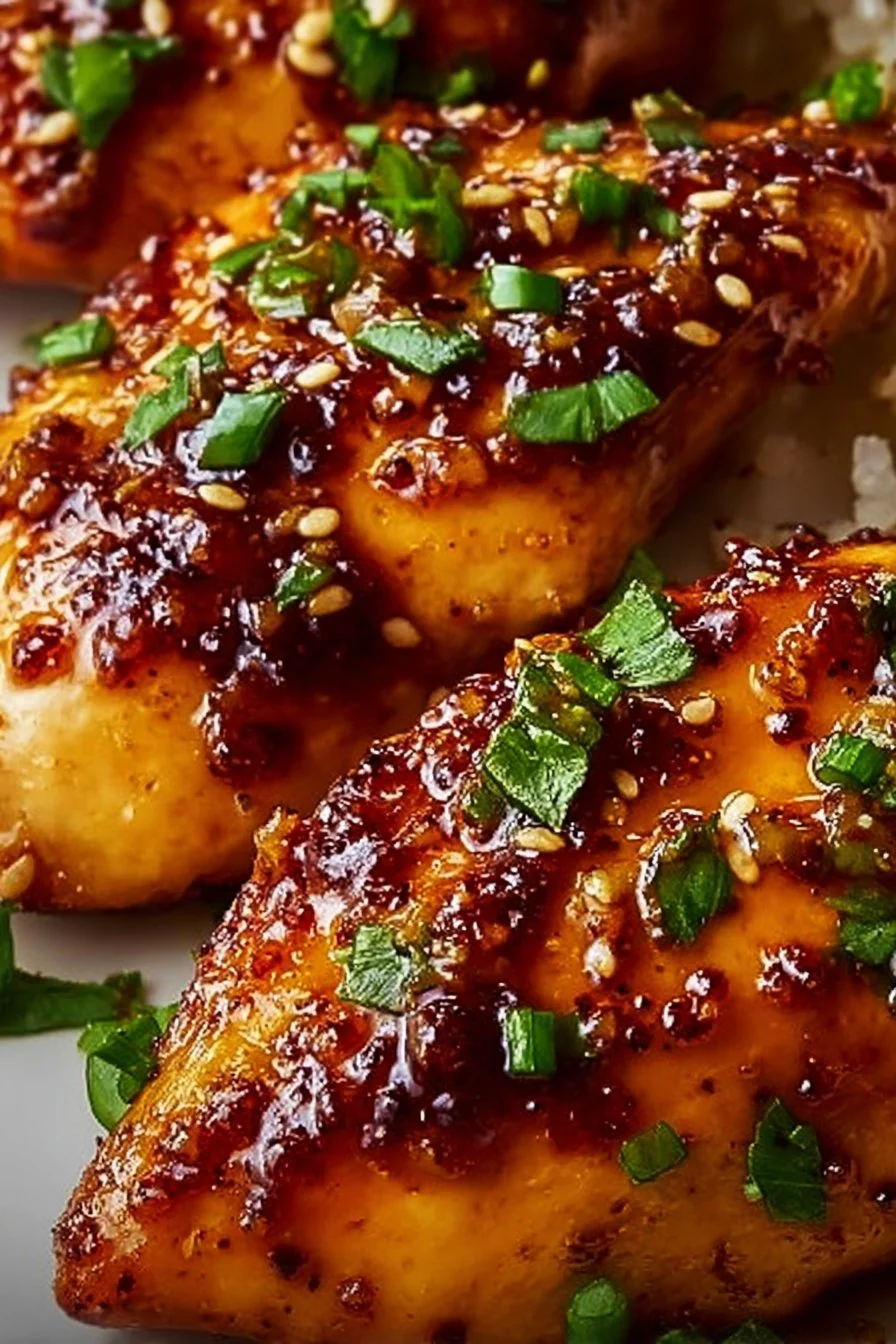 Honey Garlic Chicken Breasts 2 Honey Garlic Chicken Breasts