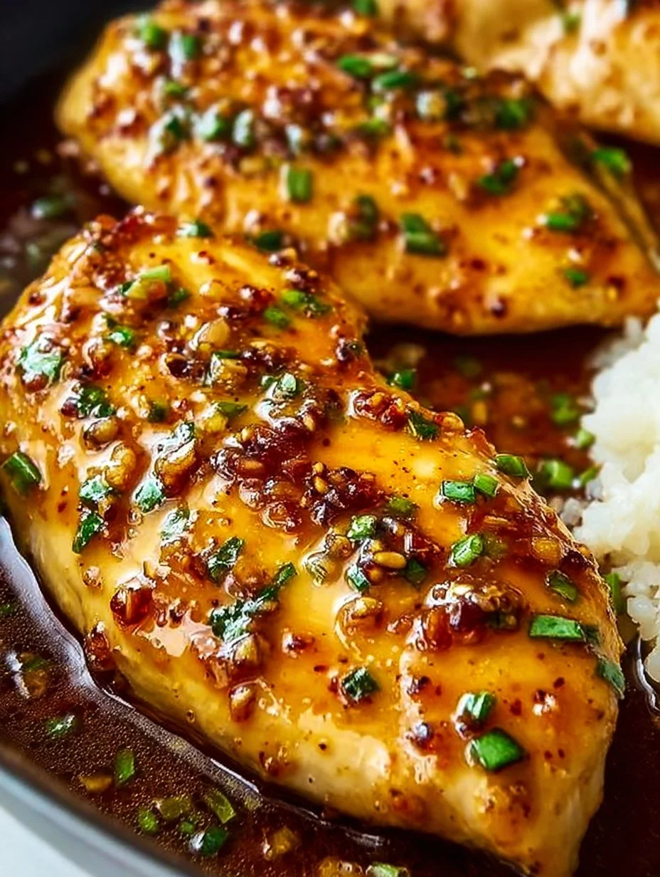 Honey Garlic Chicken Breasts