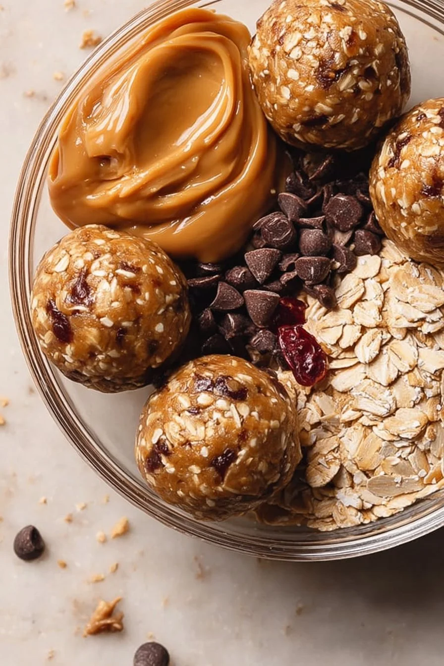 No-Bake Peanut Butter Energy Bites 2 No-Bake Peanut Butter Energy Bites