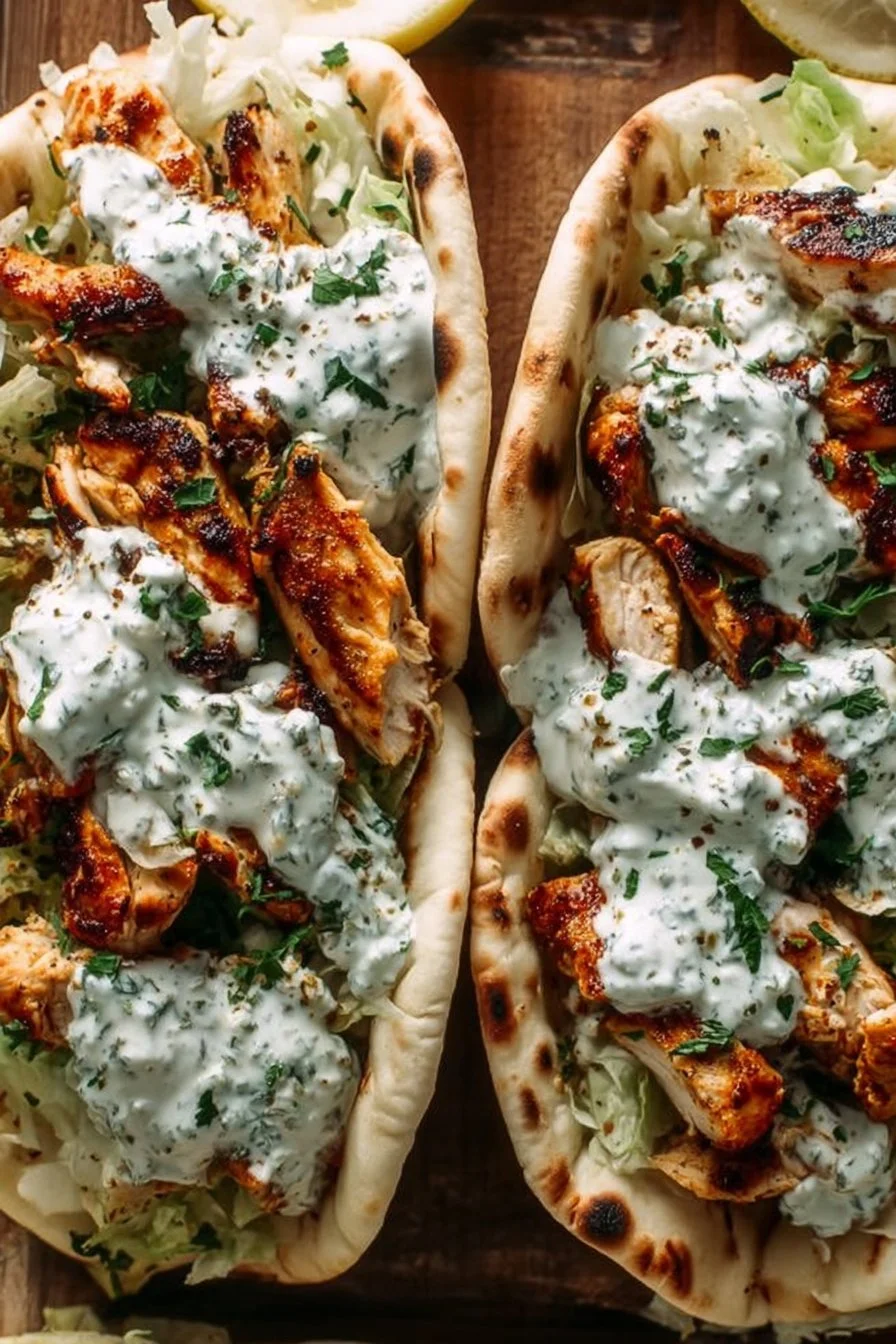 Sheet Pan Chicken Pitas with Herby Ranch