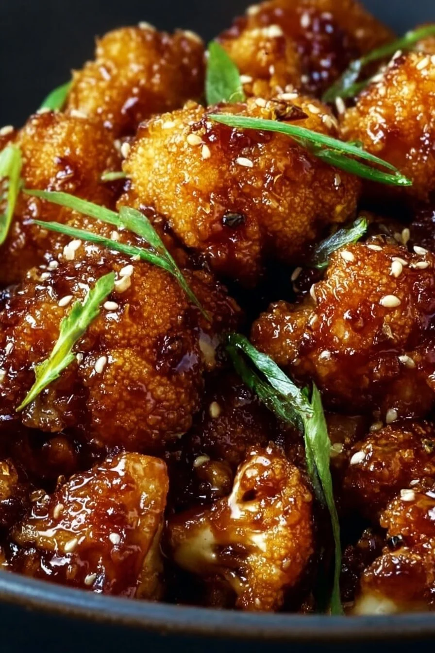 Sticky Honey Garlic Cauliflower