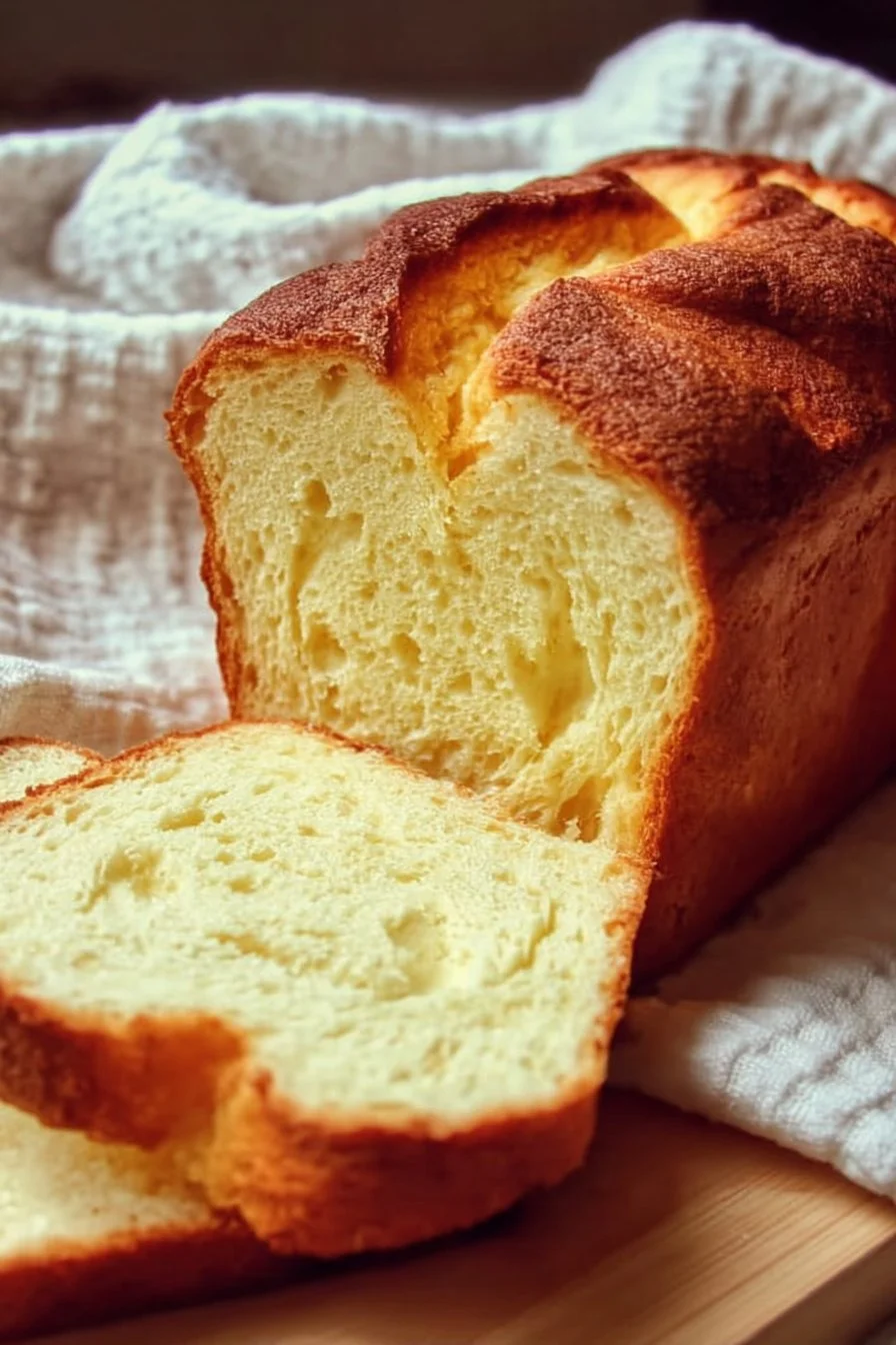 Zero Carb Yogurt Bread 1 Freshly baked zero carb yogurt bread, perfect for low-carb diets