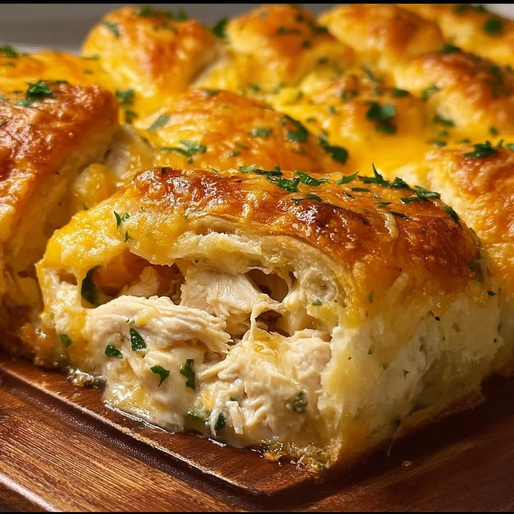 Cheesy Chicken Crescent Bake