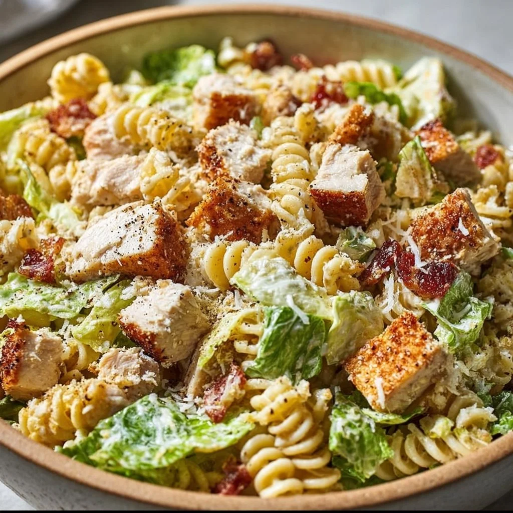 Chicken Caesar Pasta Salad